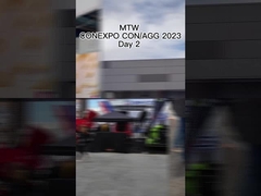 CONEXPO CON/AGG लास वेगास 2023 डे 2 में MTW
