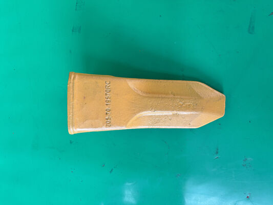 डिगर पीसी200 रॉक चिसेल के लिए फोल्डेड कोमात्सु बकेट टूथ 205-70-19570 आरसी