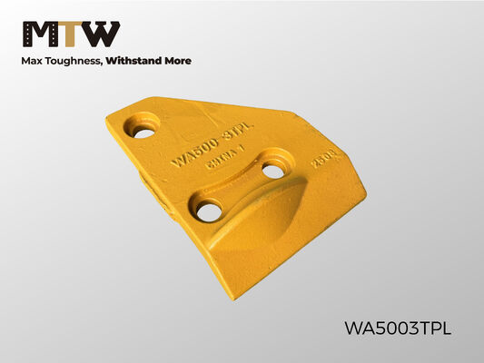 WA5003TPL हाफ एरो 3 होल्स 10.2KG व्हील लोडर बकेट प्रोटेक्शन सेगमेंट