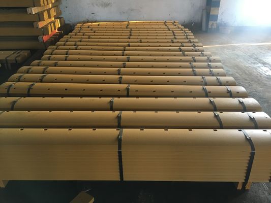 7D1158 DBC बुलडोजर कटिंग एज 16×203×2133mm कर्व्ड ब्लेड वियर पार्ट 49KG