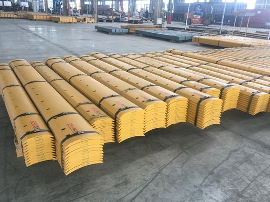 7D1576 DBC बुलडोजर कटिंग एज 19×203×1828mm कर्व्ड ब्लेड वियर पार्ट 50KG