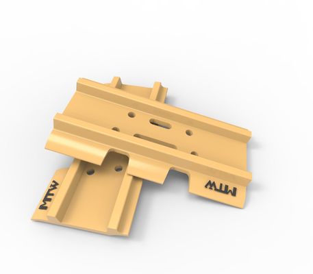 963D डबल ग्राउजर ट्रैक शू प्लेट 23.2kg बोरॉन स्टील ट्रैक प्लेट्स