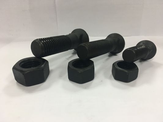4F7827 जिंक प्लेटेड प्लो बोल्ट 3/4"-10 UNC × 2-1/4" भारी उपकरण फास्टनर