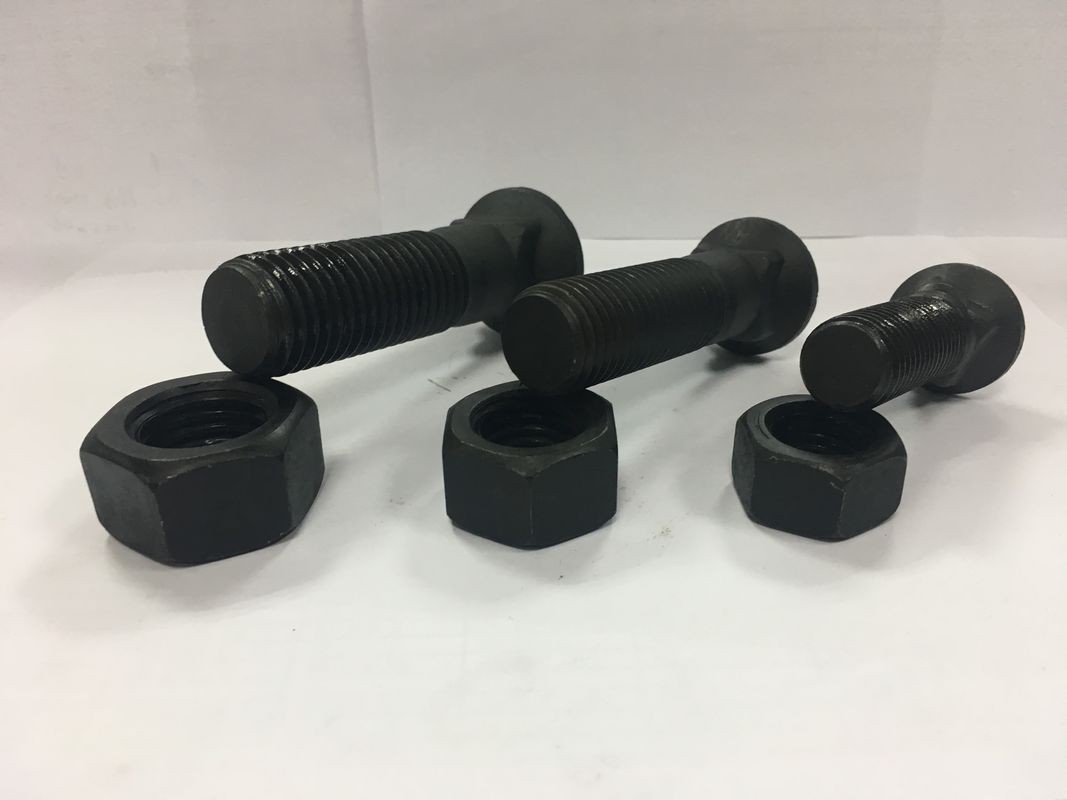 4F7827 जिंक प्लेटेड प्लो बोल्ट 3/4"-10 UNC × 2-1/4" भारी उपकरण फास्टनर