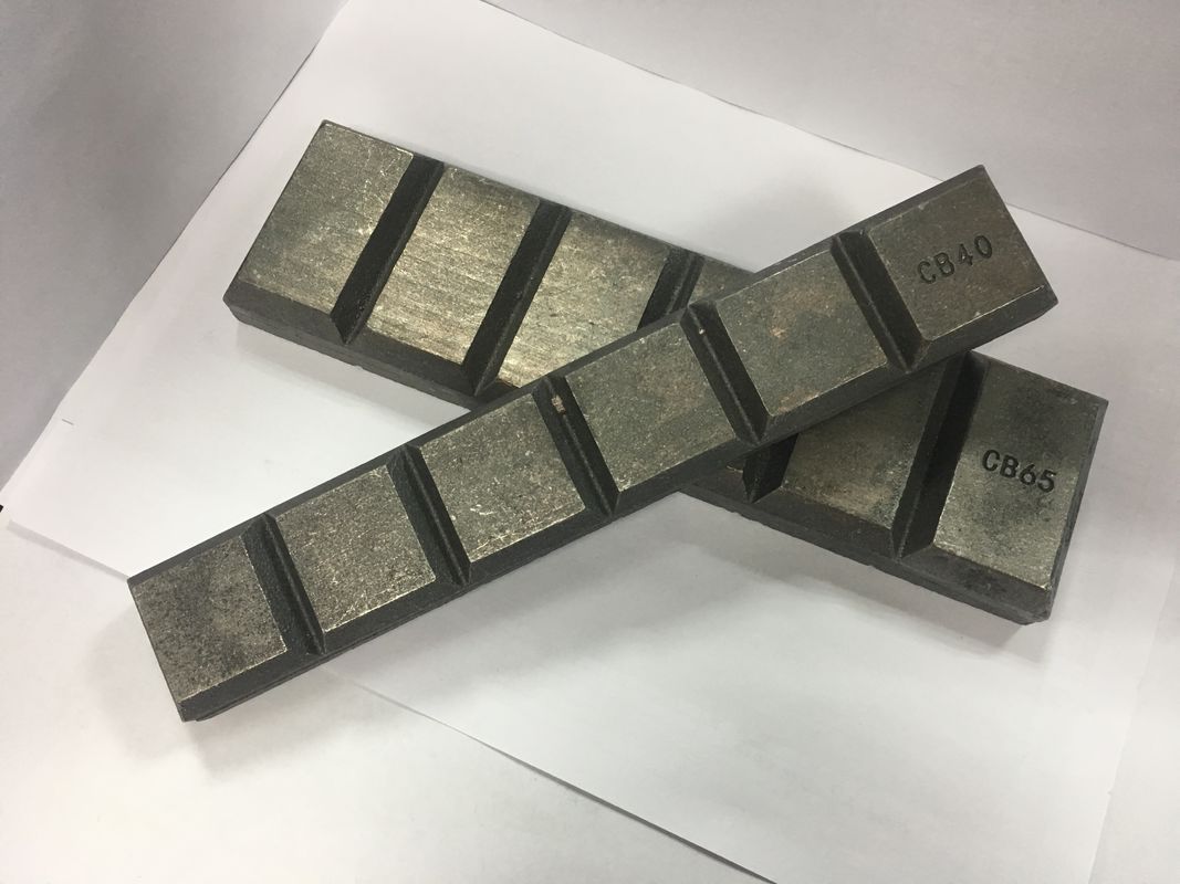 CB65 चॉकलेट ब्लॉक वियर पार्ट 240×65×23mm ग्राउंड एंगेजिंग टूल कंपोनेंट 2.5KG